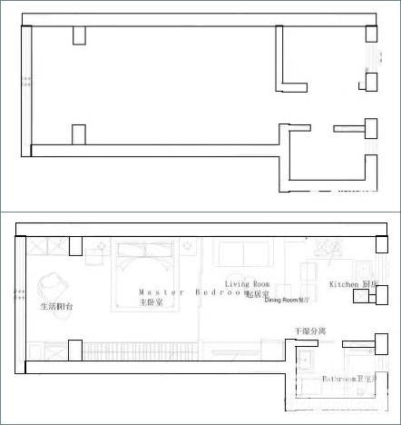 广州家居,家居设计,单身公寓,